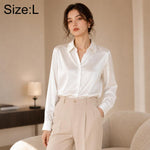 Camicia da donna a maniche lunghe in stile vintage ispirato a Hong Kong., S, M, L
