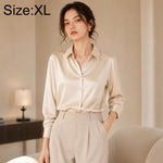 Camicia da donna a maniche lunghe in stile vintage ispirato a Hong Kong., XL, 2XL, 3XL