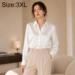 Camicia da donna a maniche lunghe in stile vintage ispirato a Hong Kong., XL, 2XL, 3XL