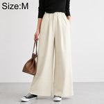 Pantaloni da donna a vita alta e gamba larga, M-2XL
