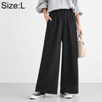 Pantaloni da donna a vita alta e gamba larga, M-2XL