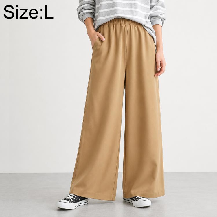 Pantaloni da donna a vita alta e gamba larga, M-2XL
