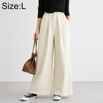 Pantaloni da donna a vita alta e gamba larga, M-2XL