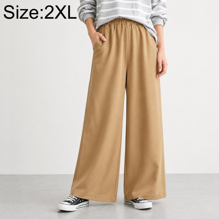 Pantaloni da donna a vita alta e gamba larga, M-2XL