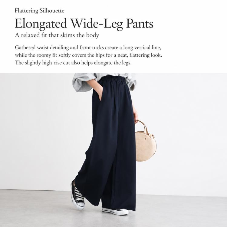 Pantaloni da donna a vita alta e gamba larga, M-2XL
