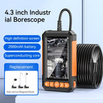 Endoscopio digitale industriale C43 con schermo IPS HD da 4,3 pollici e diametro di 8 mm., 1m Hard Cable Single-lens, 5m Hard Cable Single-lens, 10m Hard Cable Single-lens, 1m Hard Cable Dual-lens, 5m Hard Cable Dual-lens, 10m Hard Cable Dual-lens