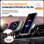 Supporto auto magnetico con ricarica wireless 10W