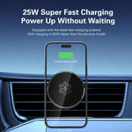 Supporto auto con caricabatterie wireless rapido 25W modello S35