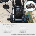 4 pezzi di copertura degli indicatori di direzione anteriori e posteriori per motociclette / guscio degli indicatori di direzione per Harley, 4 PCS
