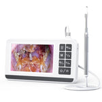 Otoscopio intelligente P60 con schermo IPS HD da 4,3 pollici per la pulizia delle orecchie.