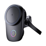 Supporto per telefono da auto con ricarica wireless magnetica rotante T16 per bocchetta dell'aria