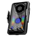 Supporto auto con ricarica wireless rapida 15W per bocchette aria