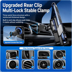 Supporto auto con ricarica wireless rapida 15W per bocchette aria