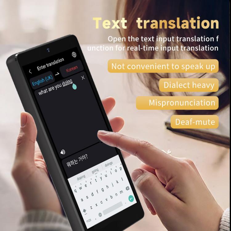 Dispositivo traduttore portatile AI con schermo 5 pollici S20 Pro