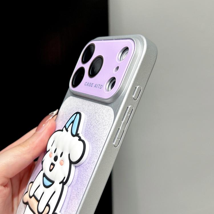 Custodia per telefono con supporto a forma di animale e glitter sfumati, For iPhone 13 Pro Max, For iPhone 13 Pro, For iPhone 13