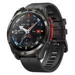 Zeblaze Stratos 4 Pro Smartwatch GPS robusto per attività all'aperto con schermo da 1,43 pollici, resistenza fino a 5 ATM e IP69K, torcia integrata.