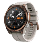 Zeblaze Stratos 4 Pro Smartwatch GPS robusto per attività all'aperto con schermo da 1,43 pollici, resistenza fino a 5 ATM e IP69K, torcia integrata.