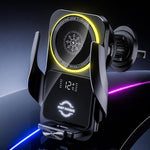Supporto auto con caricabatterie wireless rapido 15W