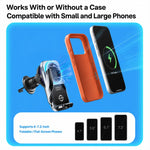 Supporto auto con caricabatterie wireless rapido 15W
