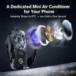 Supporto auto con caricabatterie wireless rapido 15W
