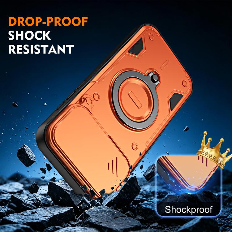 Supporto ad anello, copriobiettivo scorrevole, custodia per telefono, For iPhone 17 Pro Max, For iPhone 17 Pro, For iPhone 17, For iPhone 16 Pro Max
