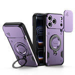Supporto ad anello, copriobiettivo scorrevole, custodia per telefono, For iPhone 17 Pro Max, For iPhone 17 Pro, For iPhone 17, For iPhone 16 Pro Max
