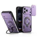 Supporto ad anello, copriobiettivo scorrevole, custodia per telefono, For iPhone 17 Pro Max, For iPhone 17 Pro, For iPhone 17, For iPhone 16 Pro Max