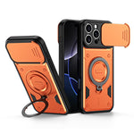 Supporto ad anello, copriobiettivo scorrevole, custodia per telefono, For iPhone 17 Pro Max, For iPhone 17 Pro, For iPhone 17, For iPhone 16 Pro Max