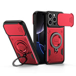 Supporto ad anello, copriobiettivo scorrevole, custodia per telefono, For iPhone 16 Pro, For iPhone 16