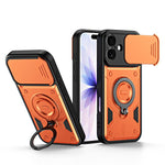 Supporto ad anello, copriobiettivo scorrevole, custodia per telefono, For iPhone 16 Pro, For iPhone 16