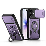 Supporto ad anello, copriobiettivo scorrevole, custodia per telefono, For iPhone 16 Pro, For iPhone 16