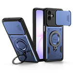 Supporto ad anello, copriobiettivo scorrevole, custodia per telefono, For Galaxy A57 5G, For Galaxy A37 5G, For Galaxy A27 5G, For Galaxy A07 4G