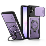 Supporto ad anello, copriobiettivo scorrevole, custodia per telefono, For Galaxy A57 5G, For Galaxy A37 5G, For Galaxy A27 5G, For Galaxy A07 4G