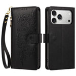 Custodia portafoglio in pelle vegana per iPhone 17e e 16e