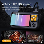 Endoscopio digitale industriale P100A con schermo IPS HD da 4,3 pollici e diametro di 8 mm., 1m Hard Cable Single-lens, 5m Hard Cable Single-lens, 10m Hard Cable Single-lens, 1m Hard Cable Dual-lens, 5m Hard Cable Dual-lens, 10m Hard Cable Dual-lens
