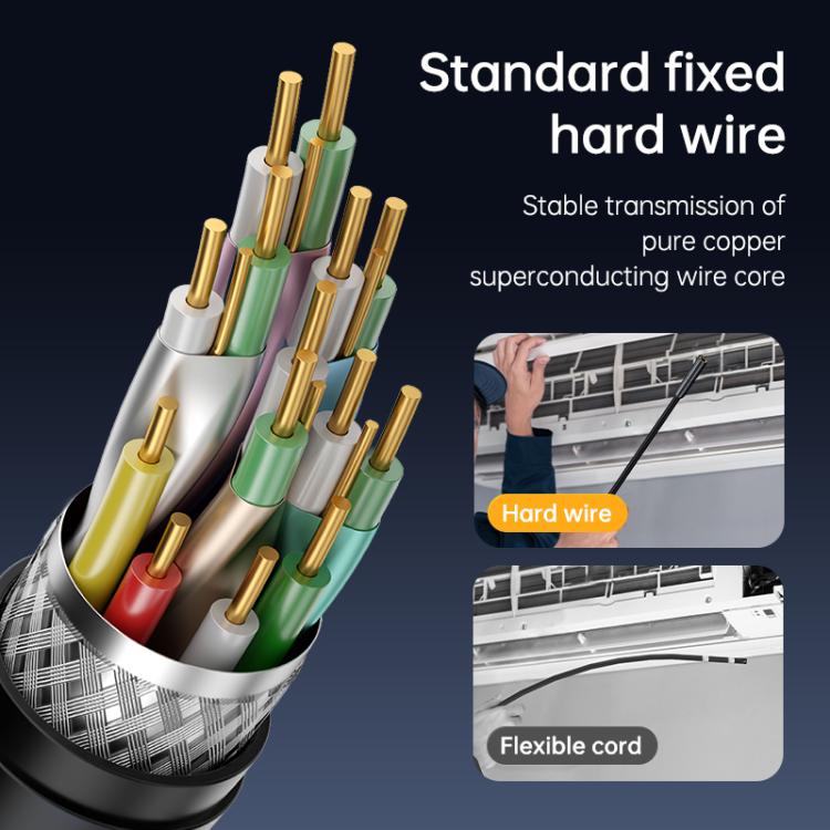 Endoscopio digitale industriale P100A con schermo IPS HD da 4,3 pollici e diametro di 8 mm., 1m Hard Cable Single-lens, 5m Hard Cable Single-lens, 10m Hard Cable Single-lens, 1m Hard Cable Dual-lens, 5m Hard Cable Dual-lens, 10m Hard Cable Dual-lens