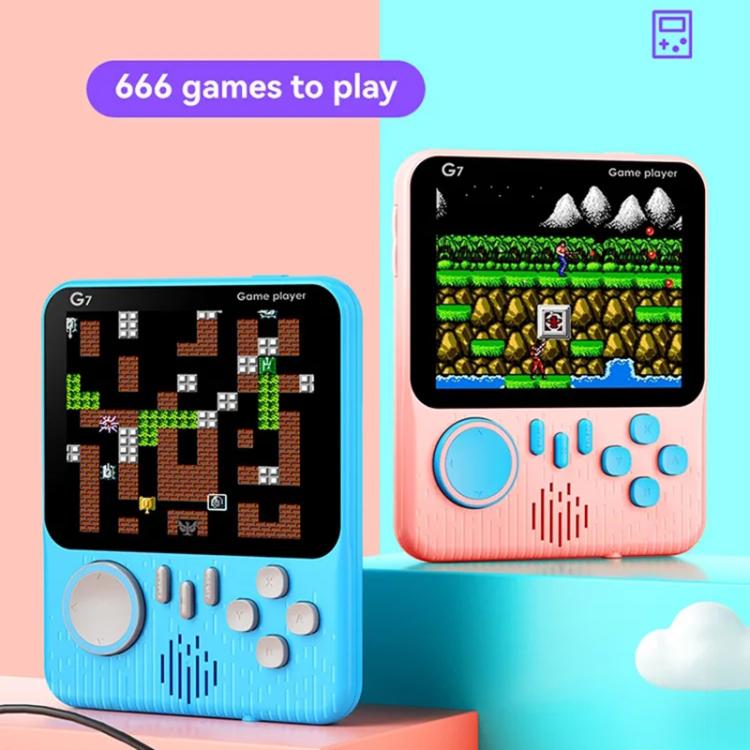 Console portatile retrò G7 con 666 giochi e schermo 3,5"