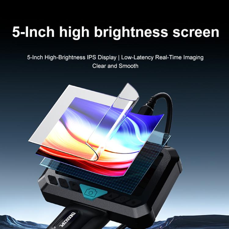 Endoscopio digitale industriale P280 con schermo HD da 5 pollici e diametro di 8 mm., 2m Hard Cable Single-lens, 5m Hard Cable Single-lens, 10m Hard Cable Single-lens, 2m Hard Cable Dual-lens, 5m Hard Cable Dual-lens, 10m Hard Cable Dual-lens