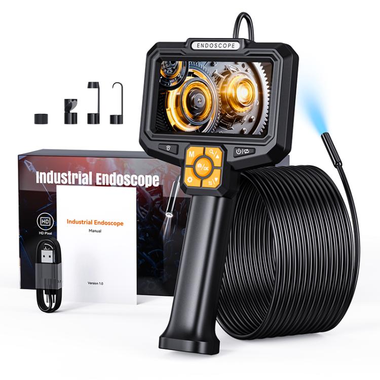 Endoscopio digitale industriale S11 con schermo IPS HD da 5 pollici e diametro di 8 mm, 1m Hard Cable Single-lens, 5m Hard Cable Single-lens, 10m Hard Cable Single-lens, 1m Hard Cable Dual-lens, 5m Hard Cable Dual-lens, 10m Hard Cable Dual-lens