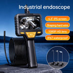SC08 Endoscopio digitale industriale con schermo IPS HD da 4,3 pollici e diametro di 8 mm, 1m Hard Cable Single-lens, 5m Hard Cable Single-lens, 10m Hard Cable Single-lens, 1m Hard Cable Dual-lens, 5m Hard Cable Dual-lens, 10m Hard Cable Dual-lens