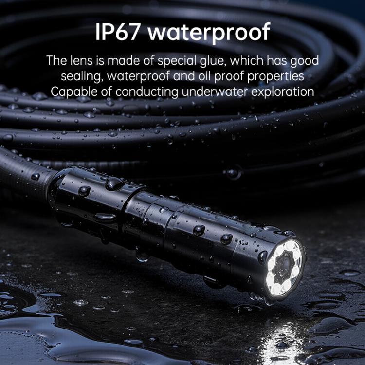 SC08 Endoscopio digitale industriale con schermo IPS HD da 4,3 pollici e diametro di 8 mm, 1m Hard Cable Single-lens, 5m Hard Cable Single-lens, 10m Hard Cable Single-lens, 1m Hard Cable Dual-lens, 5m Hard Cable Dual-lens, 10m Hard Cable Dual-lens