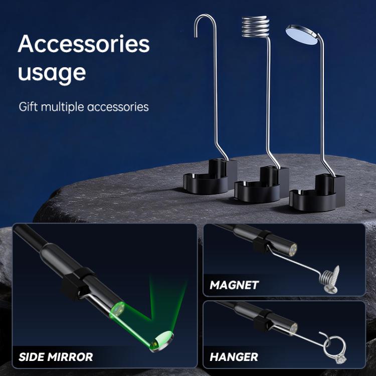 SC08 Endoscopio digitale industriale con schermo IPS HD da 4,3 pollici e diametro di 8 mm, 1m Hard Cable Single-lens, 5m Hard Cable Single-lens, 10m Hard Cable Single-lens, 1m Hard Cable Dual-lens, 5m Hard Cable Dual-lens, 10m Hard Cable Dual-lens