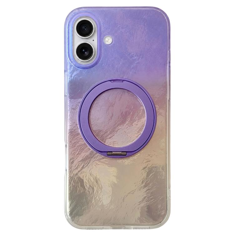 Custodia per telefono con supporto magnetico Gradient Glacier 360, For iPhone 16 Pro, For iPhone 16, For iPhone 15 Pro Max, For iPhone 15 Pro