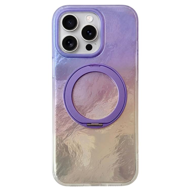 Custodia per telefono con supporto magnetico Gradient Glacier 360, For iPhone 16 Pro, For iPhone 16, For iPhone 15 Pro Max, For iPhone 15 Pro
