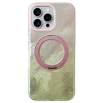 Custodia per telefono con supporto magnetico Gradient Glacier 360, For iPhone 16 Pro, For iPhone 16, For iPhone 15 Pro Max, For iPhone 15 Pro