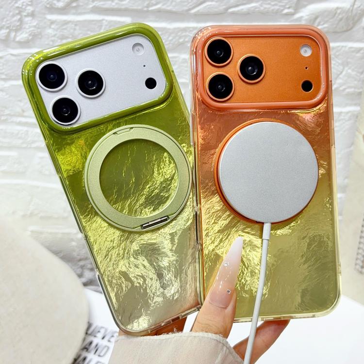 Custodia per telefono con supporto magnetico Gradient Glacier 360, For iPhone 17 Pro Max, For iPhone 17 Pro, For iPhone 17, For iPhone 16 Pro Max