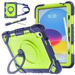 Custodia resistente per tablet con scomparto per penna, cinturino e supporto., For iPad Air 11 2026 / 2025 / 2024, For iPad 2025 / 2022