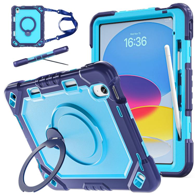 Custodia resistente per tablet con scomparto per penna, cinturino e supporto., For iPad Air 11 2026 / 2025 / 2024, For iPad 2025 / 2022