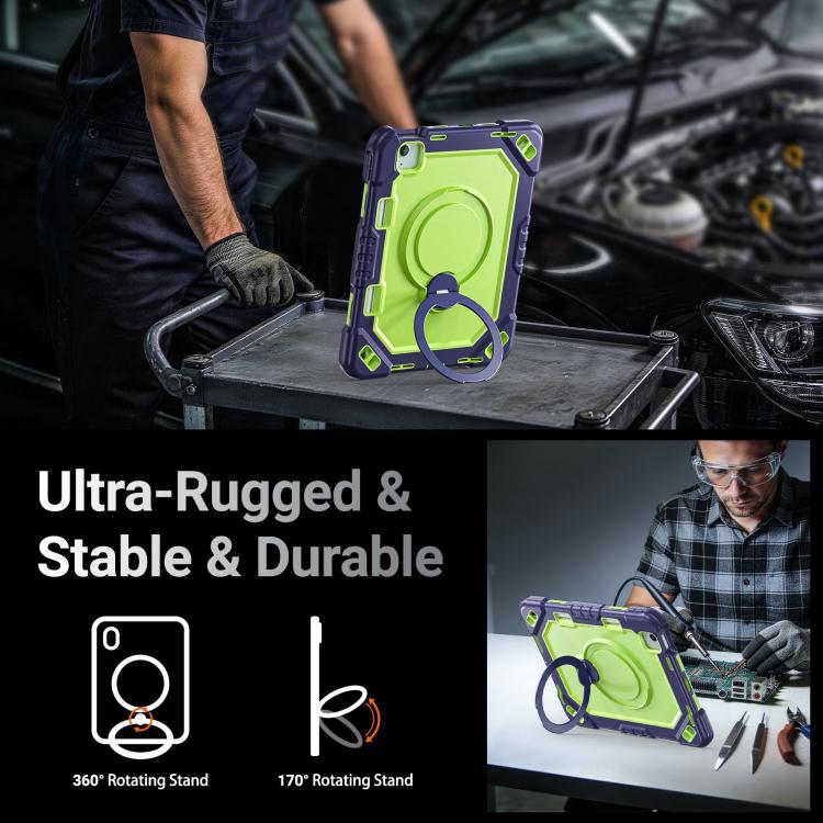 Custodia resistente per tablet con scomparto per penna, cinturino e supporto., For iPad Air 11 2026 / 2025 / 2024, For iPad 2025 / 2022