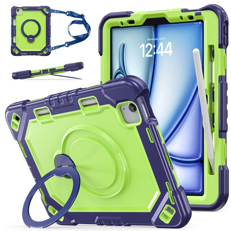 Custodia resistente per tablet con scomparto per penna, cinturino e supporto., For iPad Air 11 2026 / 2025 / 2024, For iPad 2025 / 2022